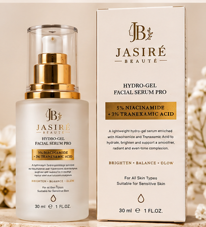 Hydro-Gel Facial Serum Pro bottle and box