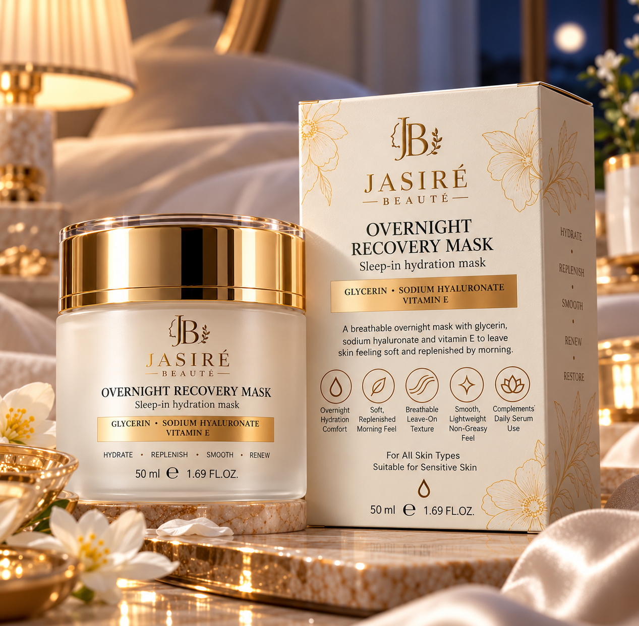 Overnight Recovery Mask — Sleep-in hydration mask
